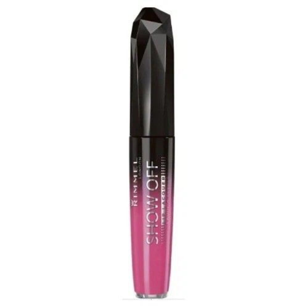 Rimmel London Show Off Lip Lacquer - Out Of This World (DC) NEW 300 Gloss Pink